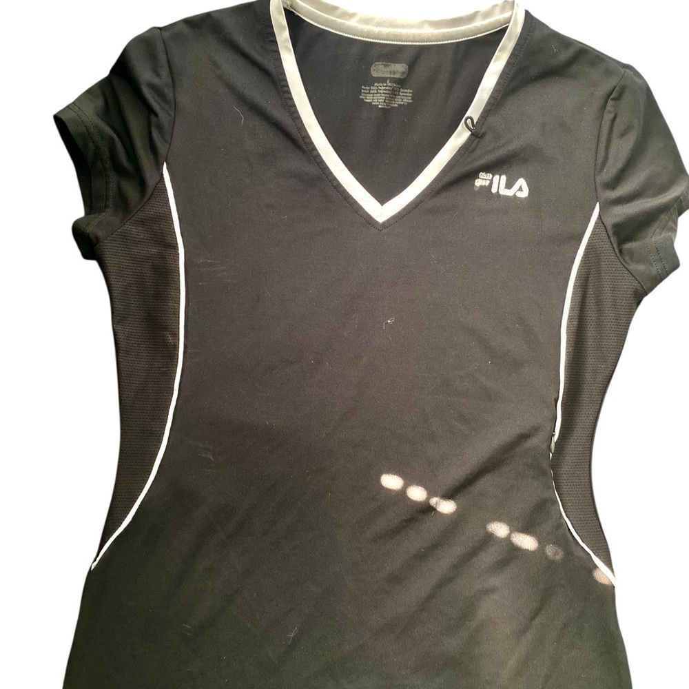 Women's Black V-Neck Top